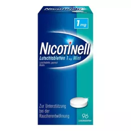 NICOTINELL Pastilky 1 mg máta, 96 ks