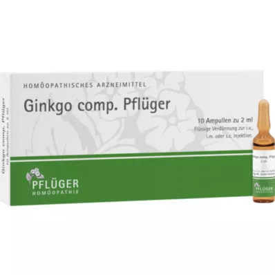 GINKGO COMP.Pluhové ampule, 10 ks