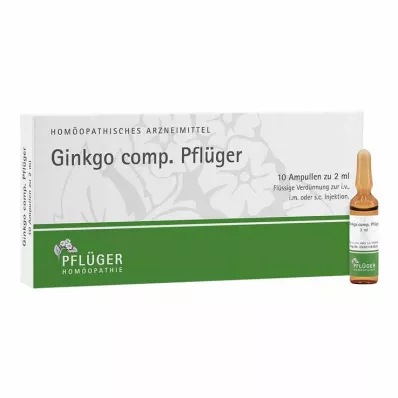 GINKGO COMP.Pluhové ampule, 10 ks