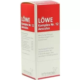 LÖWE KOMPLEX Kapky Aesculus č. 12, 50 ml