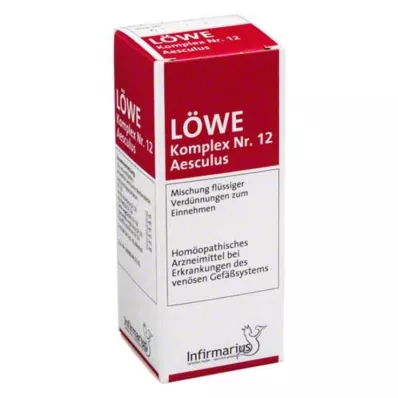 LÖWE KOMPLEX Kapky Aesculus č. 12, 50 ml
