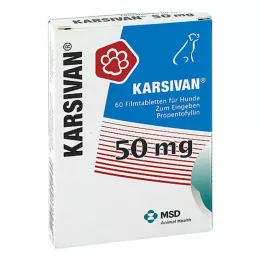 KARSIVAN 50 potahovaných tablet pro psy, 60 ks