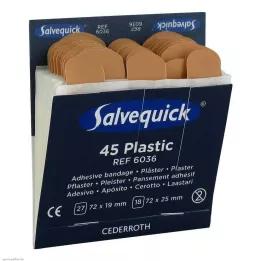 SALVEQUICK Voděodolné náplně do omítkových pásů 6036, 45 ks