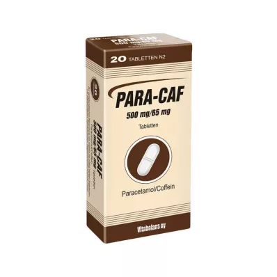 PARA CAF 500 mg/65 mg tablety, 20 ks