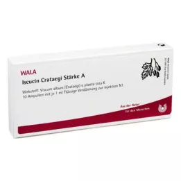 ISCUCIN crataegi Síla A Ampule, 10X1 ml