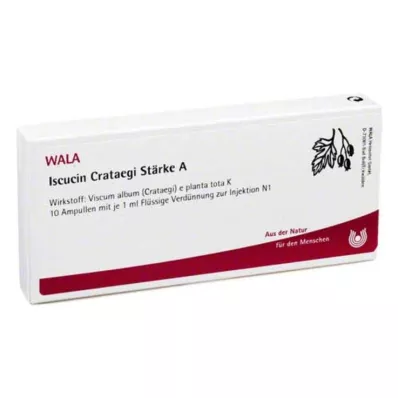 ISCUCIN crataegi Síla A Ampule, 10X1 ml