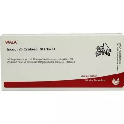 ISCUCIN crataegi Síla B Ampule, 10X1 ml