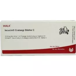 ISCUCIN crataegi Síla C Ampule, 10X1 ml