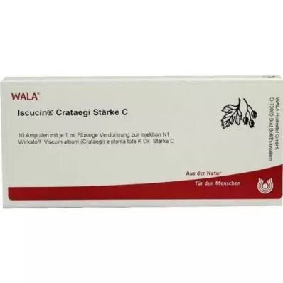 ISCUCIN crataegi Síla C Ampule, 10X1 ml