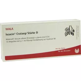 ISCUCIN crataegi Síla D Ampule, 10X1 ml