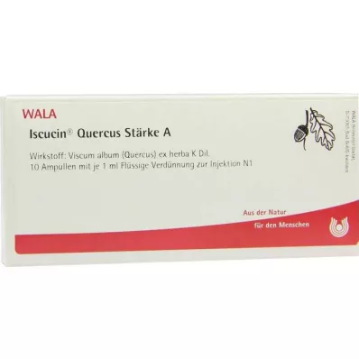 ISCUCIN ampule se škrobem quercus A, 10X1 ml