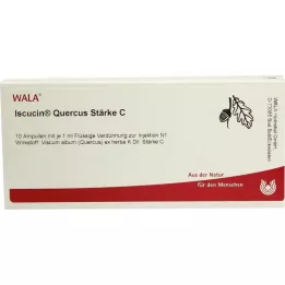 ISCUCIN ampule se škrobem quercus C, 10X1 ml