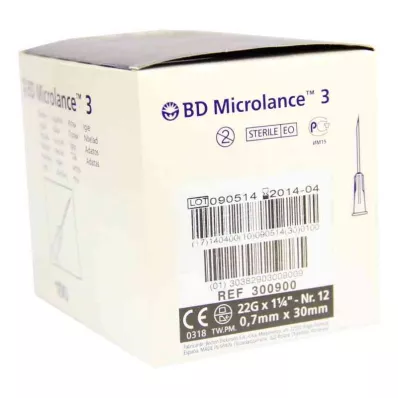Bd Microlance kanyla 22 G 1 1/4 0,7x30 mm (100 kusů)