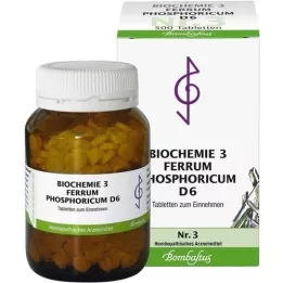 BIOCHEMIE 3 Ferrum phosphoricum D 6 tablet, 500 ks