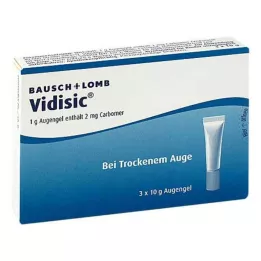 VIDISIC Oční gel, 3X10 g