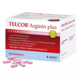 TELCOR Arginin plus potahované tablety, 240 ks