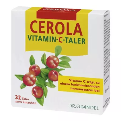 CEROLA Vitamin C Taler Grandel, 32 ks CEROLA Vitamin C Taler Grandel, 32 ks