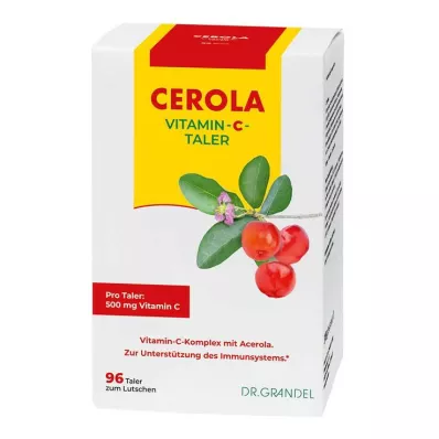 CEROLA Vitamin C Taler Grandel, 96 ks CEROLA Vitamin C Taler Grandel, 96 ks