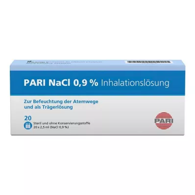PARI Ampulky s inhalačním roztokem NaCl, 20X2,5 ml