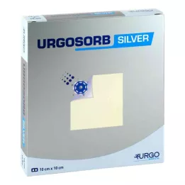 URGOSORB Stříbrné kompresy 10x10 cm, 10 ks