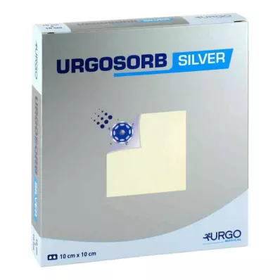 URGOSORB Stříbrné kompresy 10x10 cm, 10 ks URGOSORB Stříbrné kompresy 10x10 cm, 10 ks