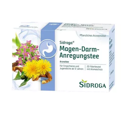 Gastrointestinální stimulační čajové sáčky Sidroga, 20x2,0 g