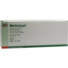 MOLLELAST Obvazy 8 cmx4 m jednotlivě balené, 20 ks