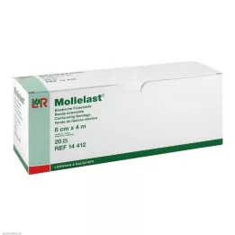 MOLLELAST Obvazy 8 cmx4 m jednotlivě balené, 20 ks