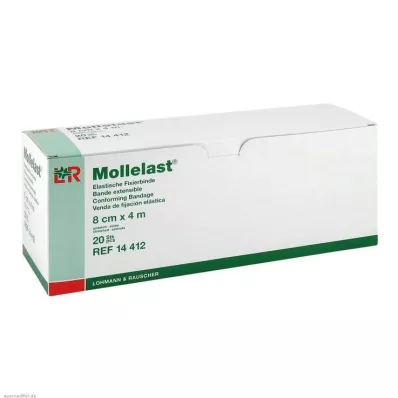 MOLLELAST Obvazy 8 cmx4 m jednotlivě balené, 20 ks