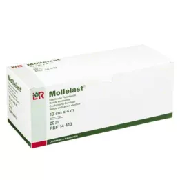 MOLLELAST Obvazy 10 cmx4 m jednotlivě balené, 20 ks