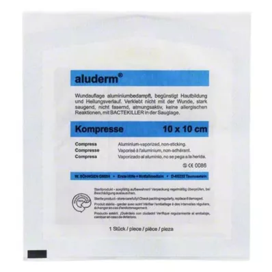 ALUDERM Kompresory 10x10 cm, 1 ks ALUDERM Kompresory 10x10 cm, 1 ks