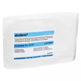 ALUDERM Kompresy 10x10 cm, 50 ks