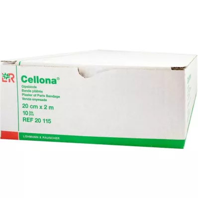 CELLONA Sádrové obvazy 20 cmx2 m, 2x5 ks