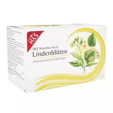 H&amp;S Filtrační sáčky na čaj z lipového květu, 20X1,8g