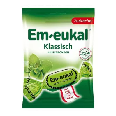 EM-EUKAL Klasické bonbony bez cukru, 75 g