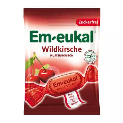 EM-EUKAL Bonbóny divoká třešeň bez cukru, 75 g