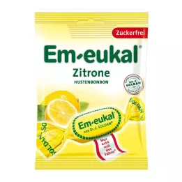 EM-EUKAL Bonbóny citronové bez cukru, 75 g