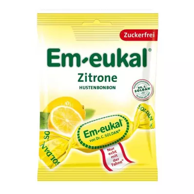 EM-EUKAL Bonbóny citronové bez cukru, 75 g
