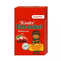 EM-EUKAL Dětské bonbóny bez cukru, kapesní krabička, 40 g