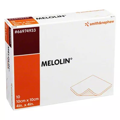 MELOLIN Sterilní obvazy na rány 10x10 cm, 10 ks