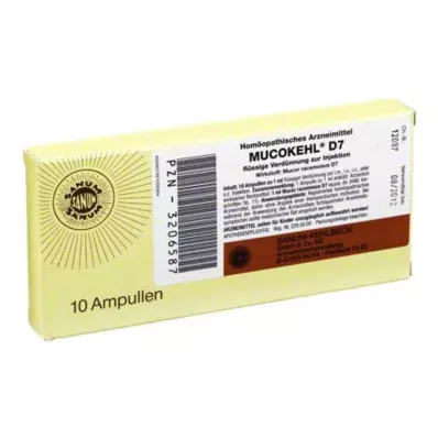 MUCOKEHL Ampule D 7, 10X1 ml