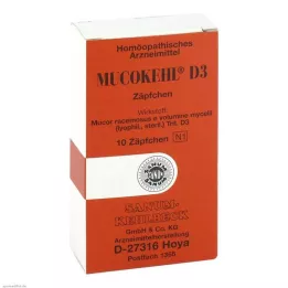 MUCOKEHL Čípky D 3, 10 ks