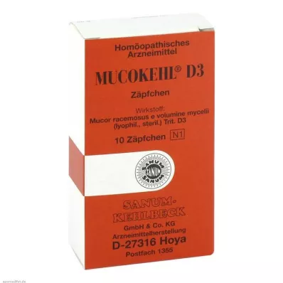 MUCOKEHL Čípky D 3, 10 ks MUCOKEHL Čípky D 3, 10 ks