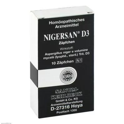 NIGERSAN D 3 čípky, 10 ks