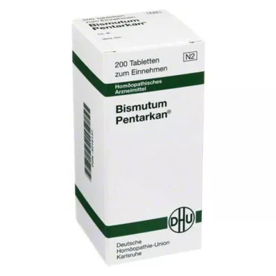 BISMUTUM PENTARKAN Tablety, 200 ks
