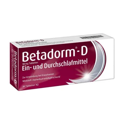 BETADORM D tablety, 20 ks