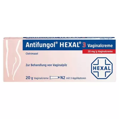 ANTIFUNGOL HEXAL 3 Vaginální krém, 20 g ANTIFUNGOL HEXAL 3 Vaginální krém, 20 g