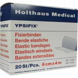 FIXIERBINDE Ypsifix elastický 6 cmx4 m volný, 20 ks
