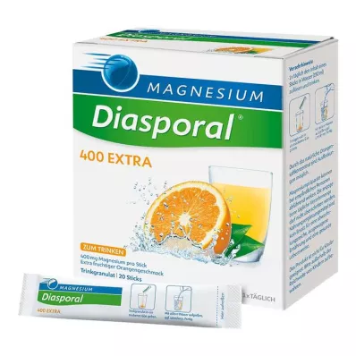 MAGNESIUM DIASPORAL 400 Extra granulí na pití, 20 ks