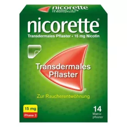 NICORETTE TX Náplast 15 mg, 14 ks